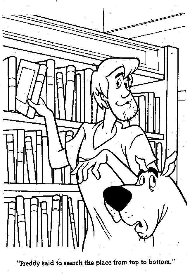 Malvorlage: Scooby Doo (Karikaturen) #31461 - Kostenlose Malvorlagen zum Ausdrucken