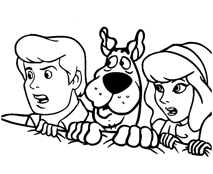 Malvorlage: Scooby Doo (Karikaturen) #31494 - Kostenlose Malvorlagen zum Ausdrucken