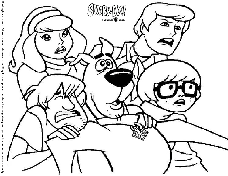 Malvorlage: Scooby Doo (Karikaturen) #31496 - Kostenlose Malvorlagen zum Ausdrucken
