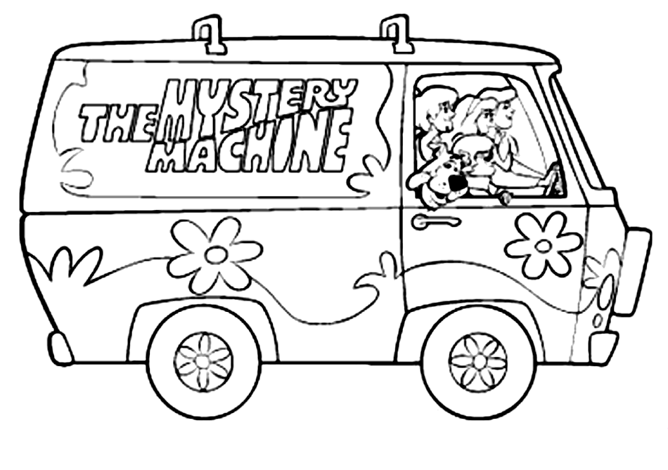 Malvorlage: Scooby Doo (Karikaturen) #31501 - Kostenlose Malvorlagen zum Ausdrucken