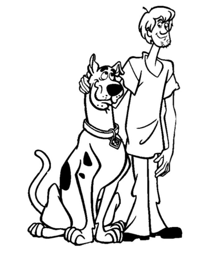Malvorlage: Scooby Doo (Karikaturen) #31512 - Kostenlose Malvorlagen zum Ausdrucken