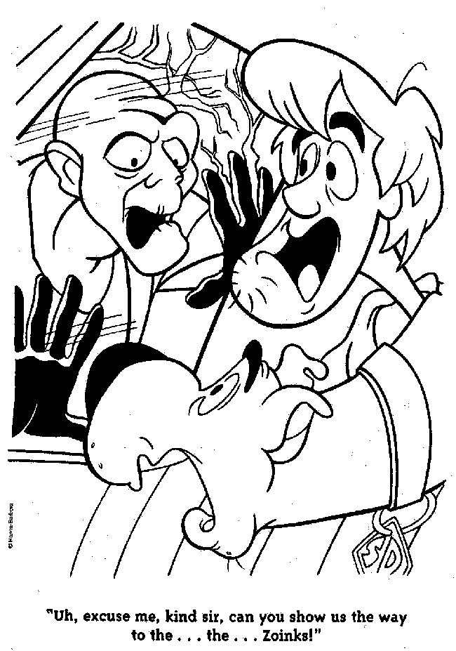 Malvorlage: Scooby Doo (Karikaturen) #31515 - Kostenlose Malvorlagen zum Ausdrucken