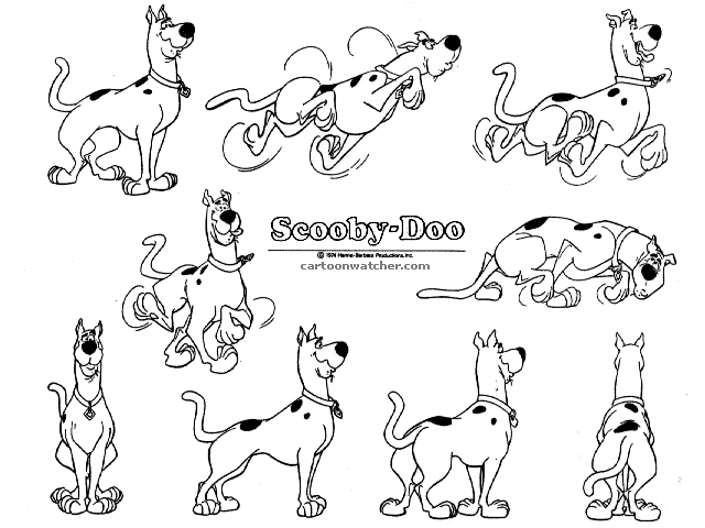 Malvorlage: Scooby Doo (Karikaturen) #31517 - Kostenlose Malvorlagen zum Ausdrucken