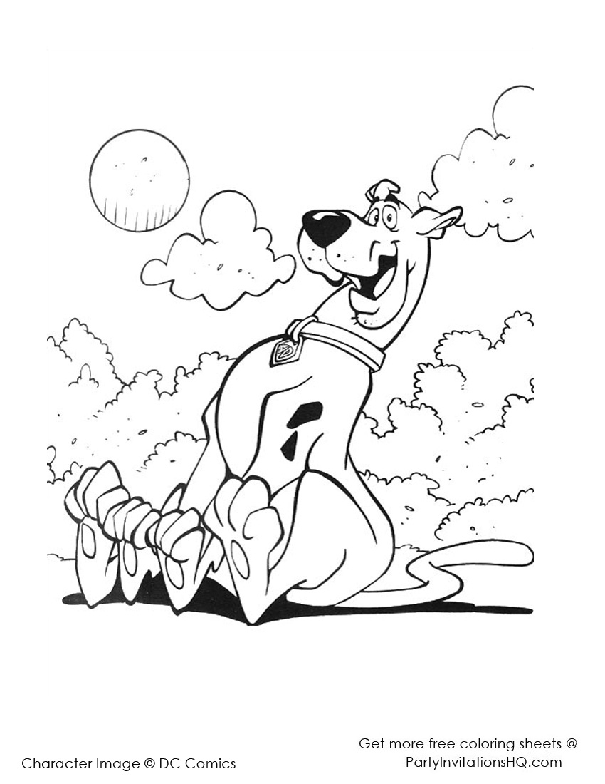 Malvorlage: Scooby Doo (Karikaturen) #31555 - Kostenlose Malvorlagen zum Ausdrucken