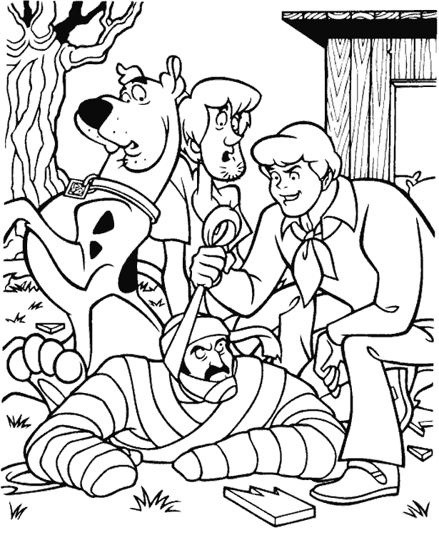 Malvorlage: Scooby Doo (Karikaturen) #31604 - Kostenlose Malvorlagen zum Ausdrucken