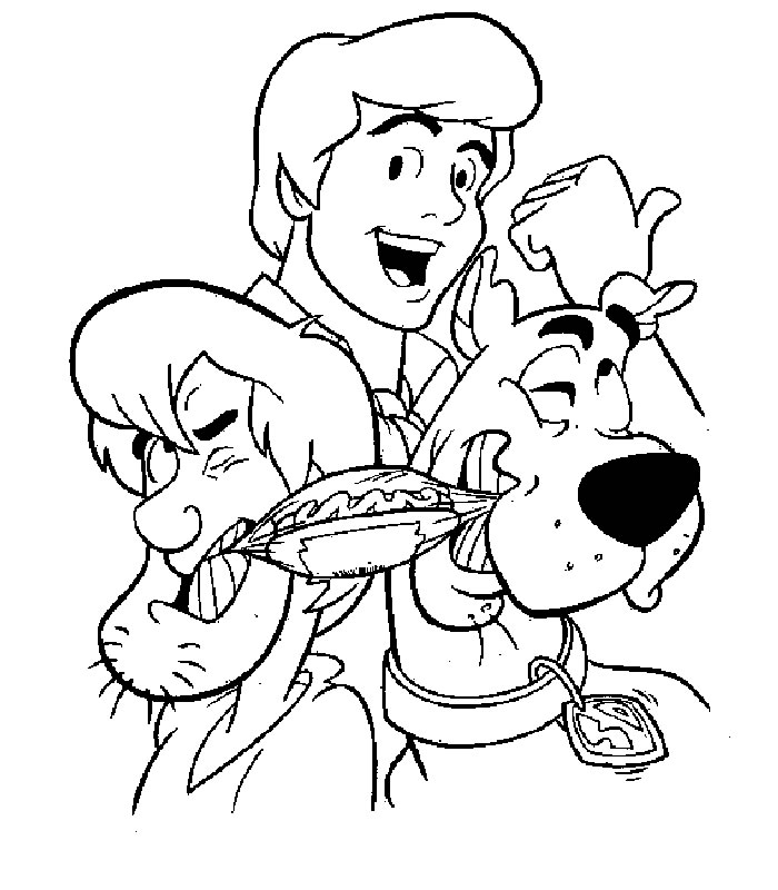 Malvorlage: Scooby Doo (Karikaturen) #31636 - Kostenlose Malvorlagen zum Ausdrucken