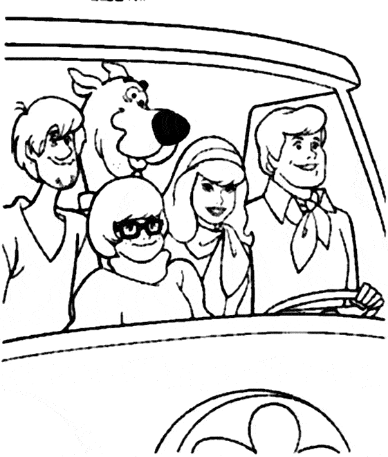 Malvorlage: Scooby Doo (Karikaturen) #31651 - Kostenlose Malvorlagen zum Ausdrucken