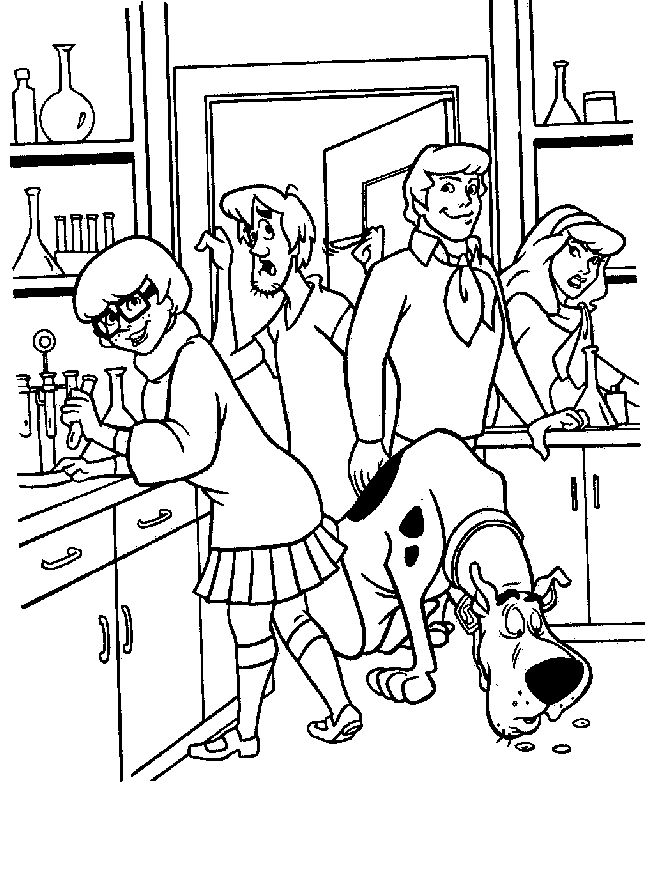 Malvorlage: Scooby Doo (Karikaturen) #31674 - Kostenlose Malvorlagen zum Ausdrucken