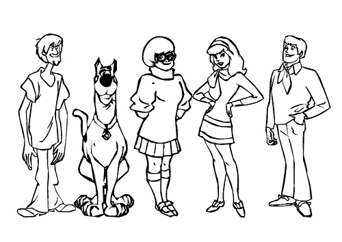 Malvorlage: Scooby Doo (Karikaturen) #31679 - Kostenlose Malvorlagen zum Ausdrucken