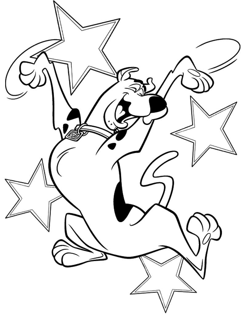 Malvorlage: Scooby Doo (Karikaturen) #31682 - Kostenlose Malvorlagen zum Ausdrucken