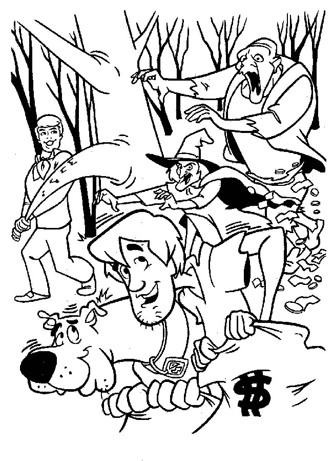 Malvorlage: Scooby Doo (Karikaturen) #31717 - Kostenlose Malvorlagen zum Ausdrucken