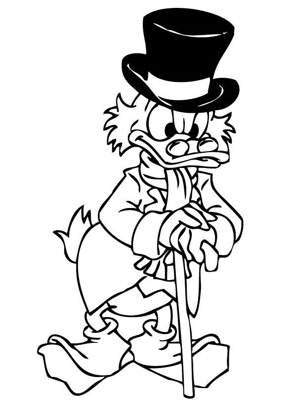 Malvorlage: Scrooge (Karikaturen) #31772 - Kostenlose Malvorlagen zum Ausdrucken