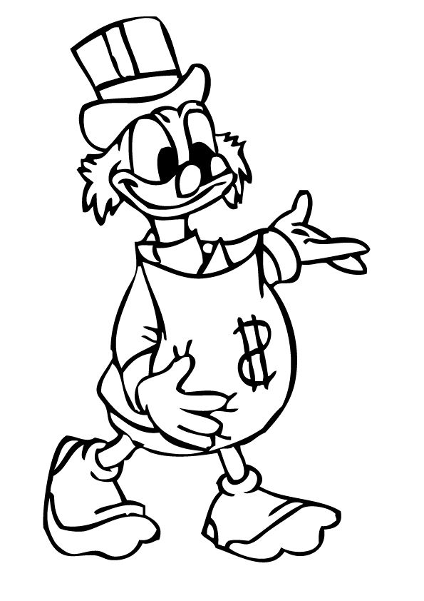 Malvorlage: Scrooge (Karikaturen) #31775 - Kostenlose Malvorlagen zum Ausdrucken