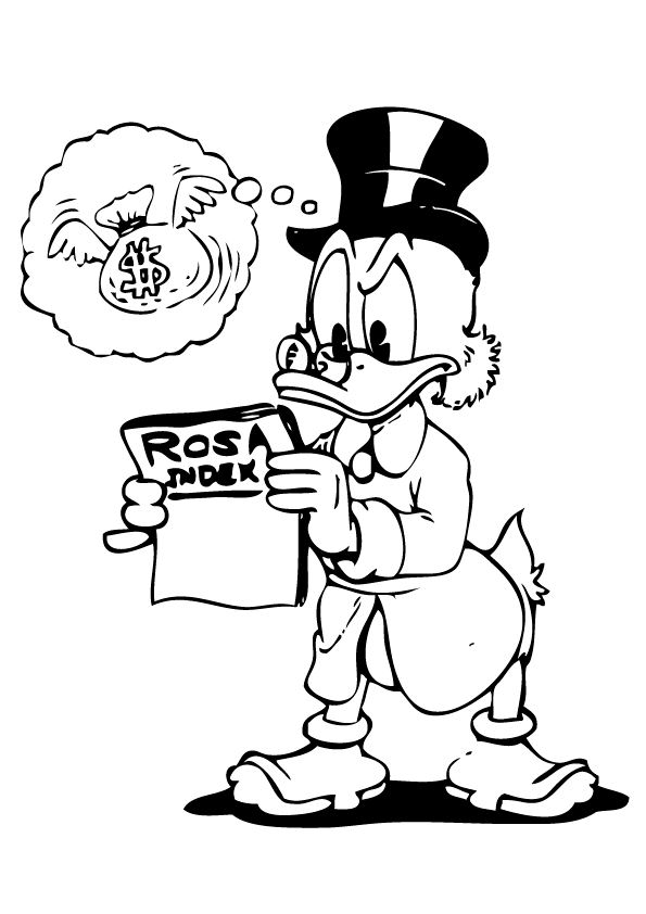Malvorlage: Scrooge (Karikaturen) #31781 - Kostenlose Malvorlagen zum Ausdrucken