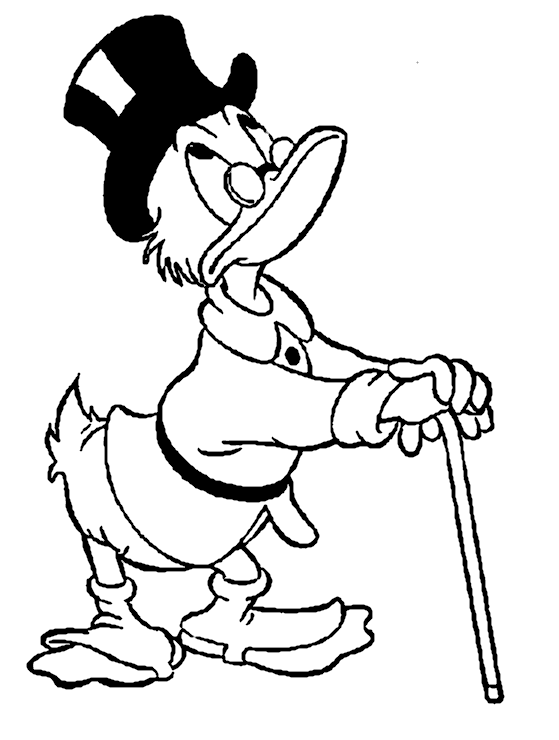 Malvorlage: Scrooge (Karikaturen) #31852 - Kostenlose Malvorlagen zum Ausdrucken
