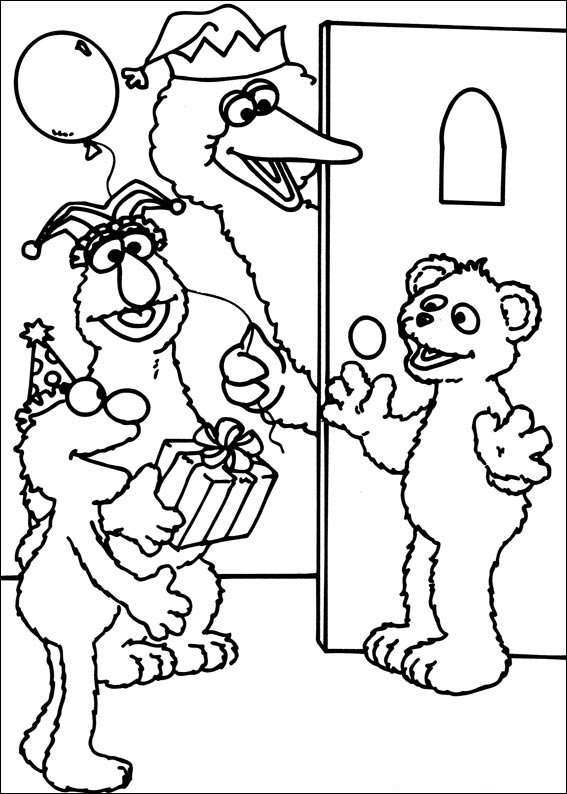 Malvorlage: Sesamstraße (Karikaturen) #32124 - Kostenlose Malvorlagen zum Ausdrucken