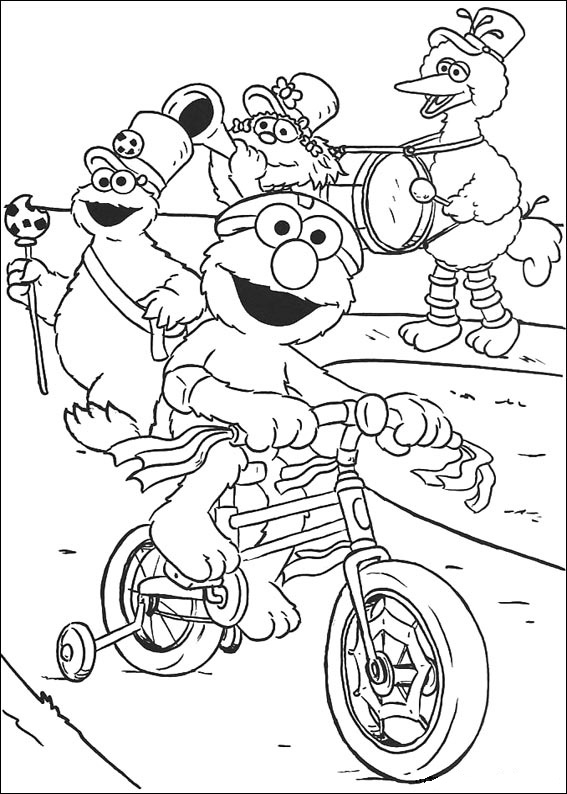 Malvorlage: Sesamstraße (Karikaturen) #32159 - Kostenlose Malvorlagen zum Ausdrucken