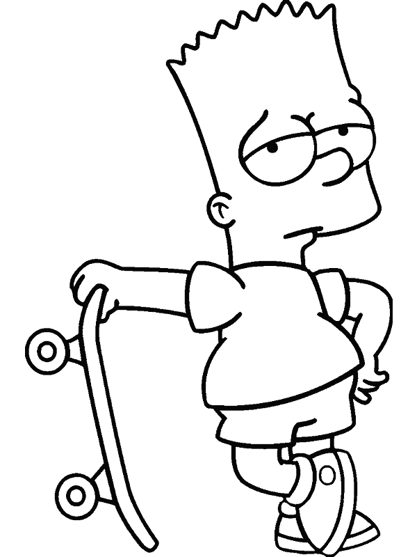 Malvorlage: Simpsons (Karikaturen) #23777 - Kostenlose Malvorlagen zum Ausdrucken
