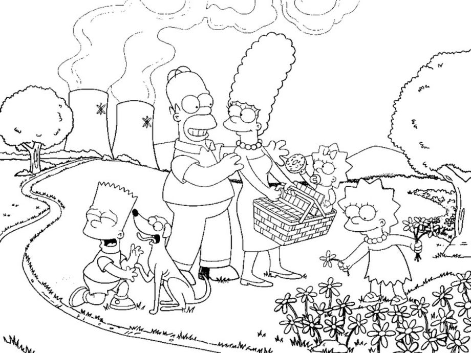 Malvorlage: Simpsons (Karikaturen) #23784 - Kostenlose Malvorlagen zum Ausdrucken