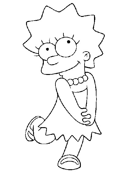 Malvorlage: Simpsons (Karikaturen) #23789 - Kostenlose Malvorlagen zum Ausdrucken