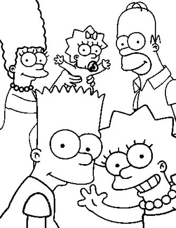 Malvorlage: Simpsons (Karikaturen) #23817 - Kostenlose Malvorlagen zum Ausdrucken