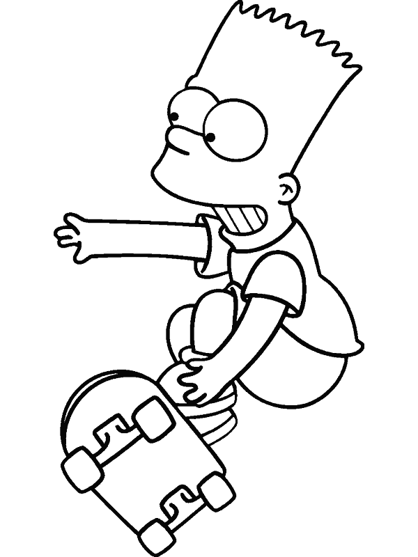 Malvorlage: Simpsons (Karikaturen) #23846 - Kostenlose Malvorlagen zum Ausdrucken