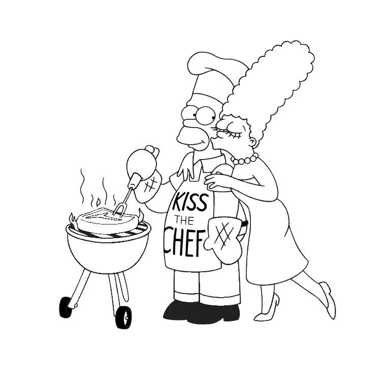 Malvorlage: Simpsons (Karikaturen) #23863 - Kostenlose Malvorlagen zum Ausdrucken