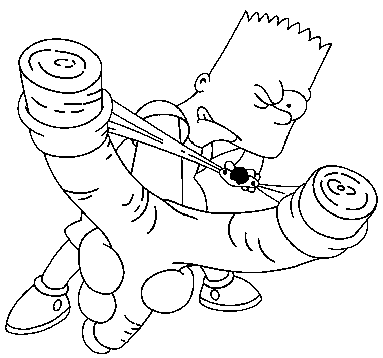 Malvorlage: Simpsons (Karikaturen) #23865 - Kostenlose Malvorlagen zum Ausdrucken