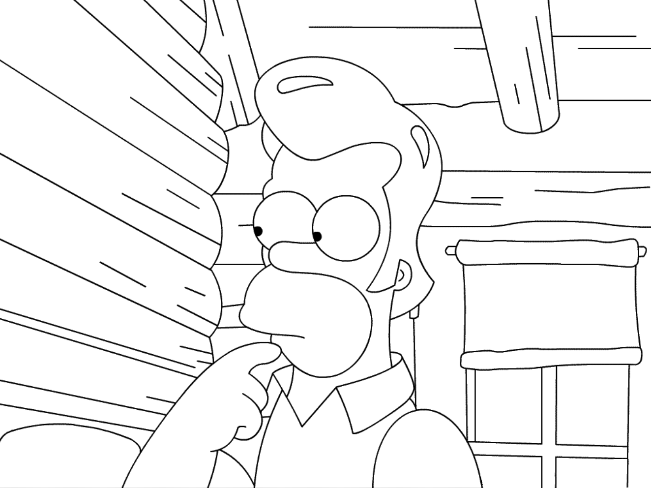 Malvorlage: Simpsons (Karikaturen) #23869 - Kostenlose Malvorlagen zum Ausdrucken