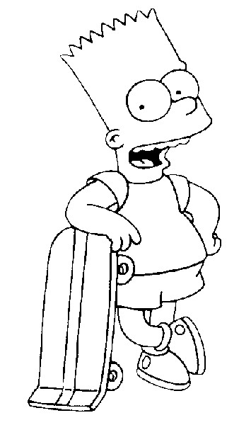 Malvorlage: Simpsons (Karikaturen) #23905 - Kostenlose Malvorlagen zum Ausdrucken