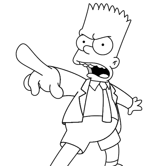 Malvorlage: Simpsons (Karikaturen) #23954 - Kostenlose Malvorlagen zum Ausdrucken