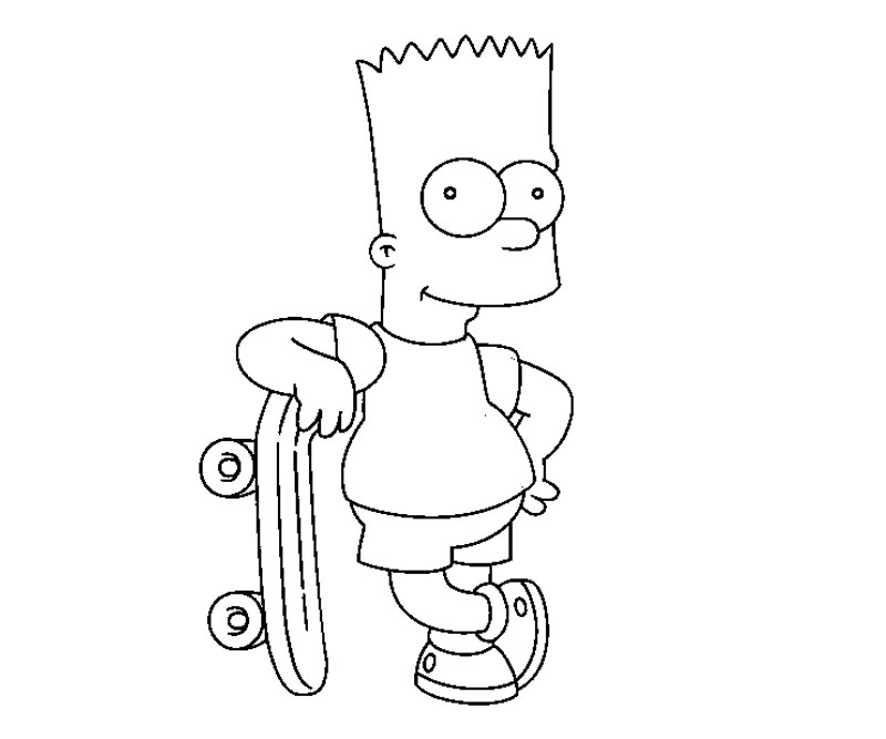 Malvorlage: Simpsons (Karikaturen) #23960 - Kostenlose Malvorlagen zum Ausdrucken
