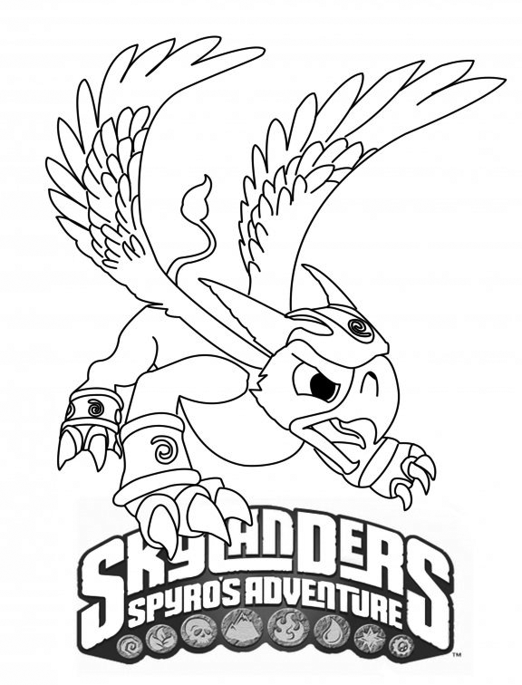 Malvorlage: Skylander (Karikaturen) #43417 - Kostenlose Malvorlagen zum Ausdrucken