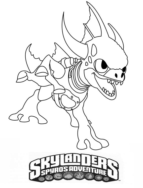 Malvorlage: Skylander (Karikaturen) #43424 - Kostenlose Malvorlagen zum Ausdrucken