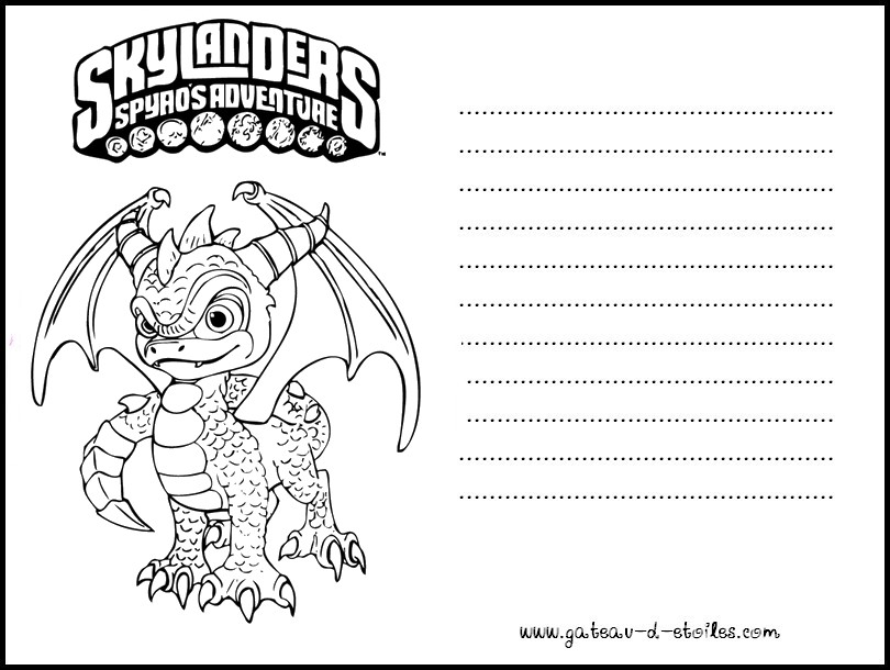 Malvorlage: Skylander (Karikaturen) #43653 - Kostenlose Malvorlagen zum Ausdrucken