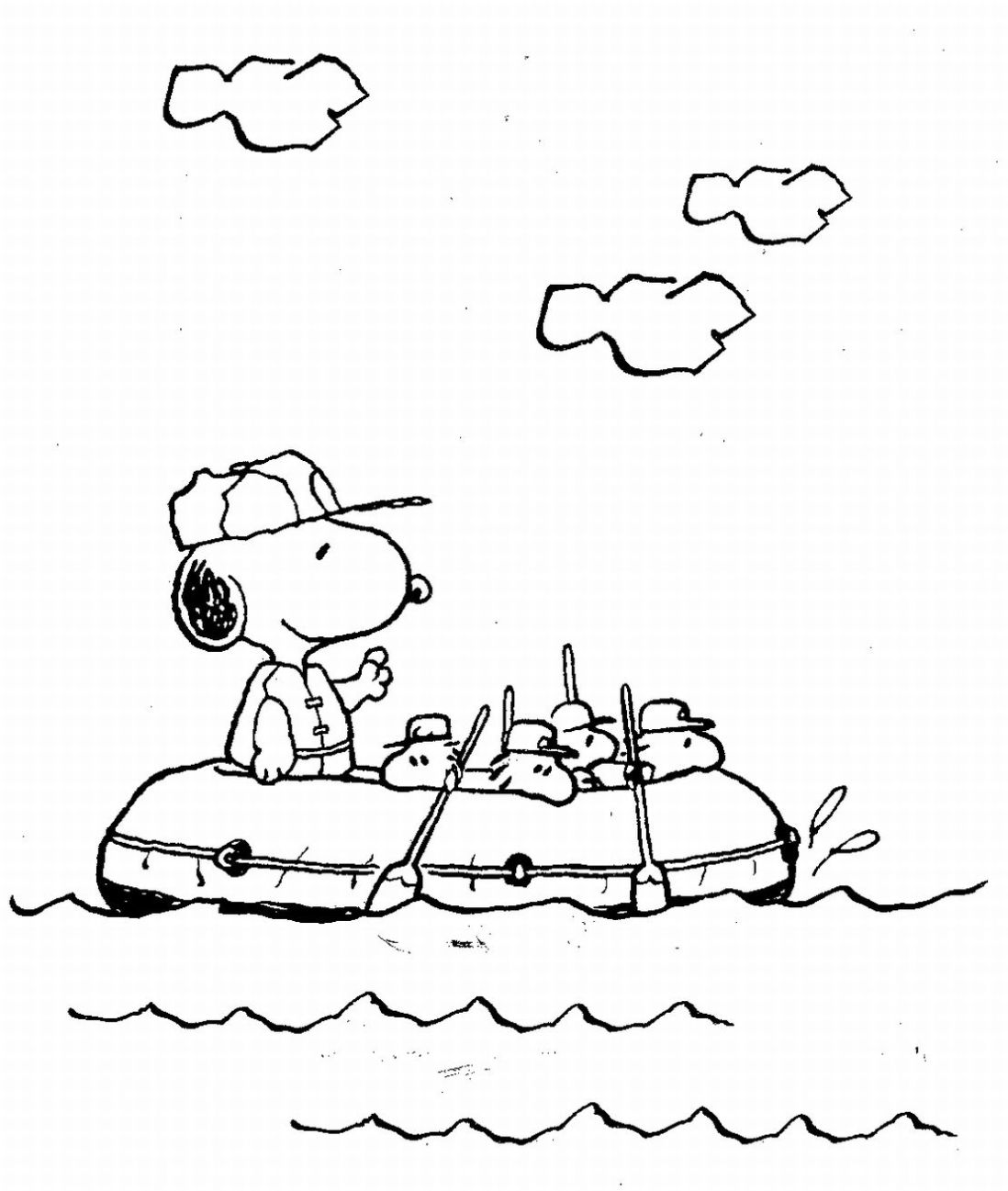 Malvorlage: Snoopy (Karikaturen) #27052 - Kostenlose Malvorlagen zum Ausdrucken