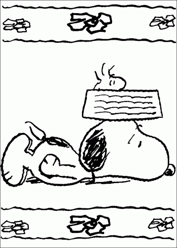 Malvorlage: Snoopy (Karikaturen) #27063 - Kostenlose Malvorlagen zum Ausdrucken