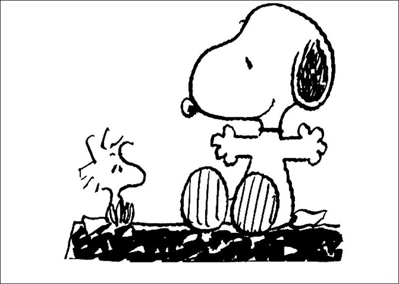 Malvorlage: Snoopy (Karikaturen) #27068 - Kostenlose Malvorlagen zum Ausdrucken