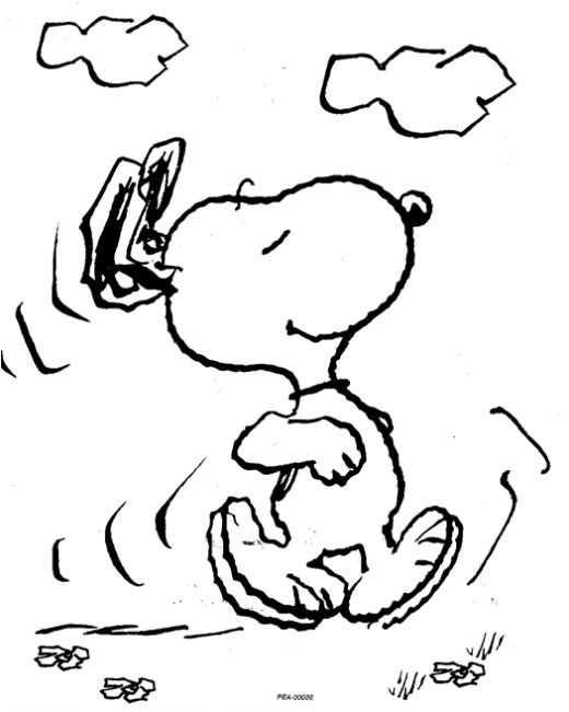Malvorlage: Snoopy (Karikaturen) #27069 - Kostenlose Malvorlagen zum Ausdrucken