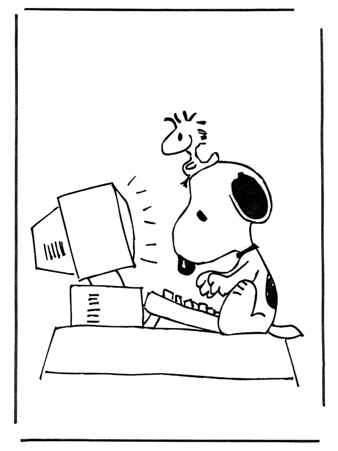 Malvorlage: Snoopy (Karikaturen) #27071 - Kostenlose Malvorlagen zum Ausdrucken