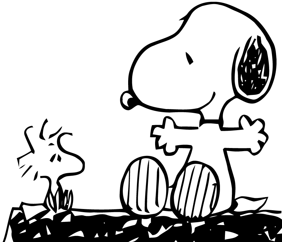 Malvorlage: Snoopy (Karikaturen) #27076 - Kostenlose Malvorlagen zum Ausdrucken