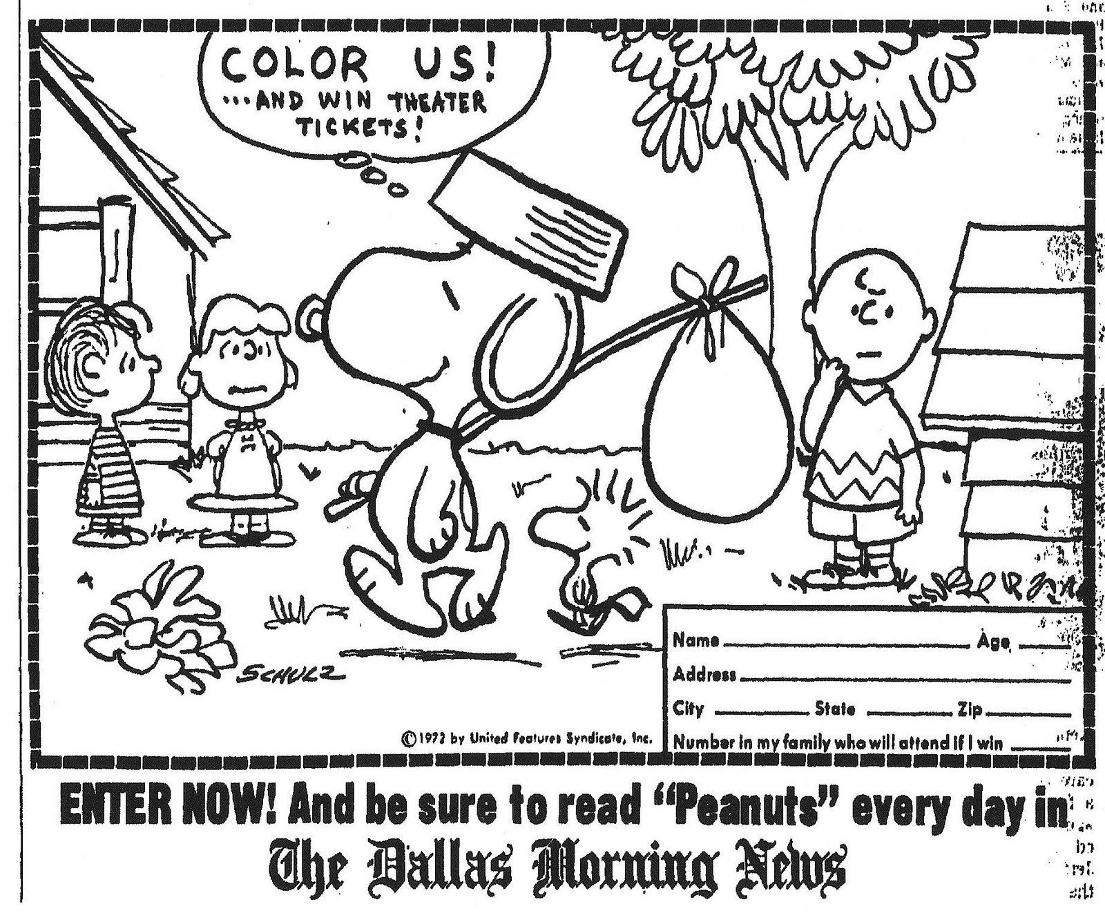 Malvorlage: Snoopy (Karikaturen) #27093 - Kostenlose Malvorlagen zum Ausdrucken