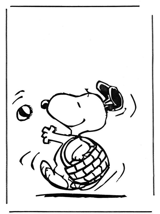 Malvorlage: Snoopy (Karikaturen) #27125 - Kostenlose Malvorlagen zum Ausdrucken