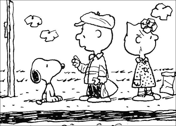 Malvorlage: Snoopy (Karikaturen) #27172 - Kostenlose Malvorlagen zum Ausdrucken
