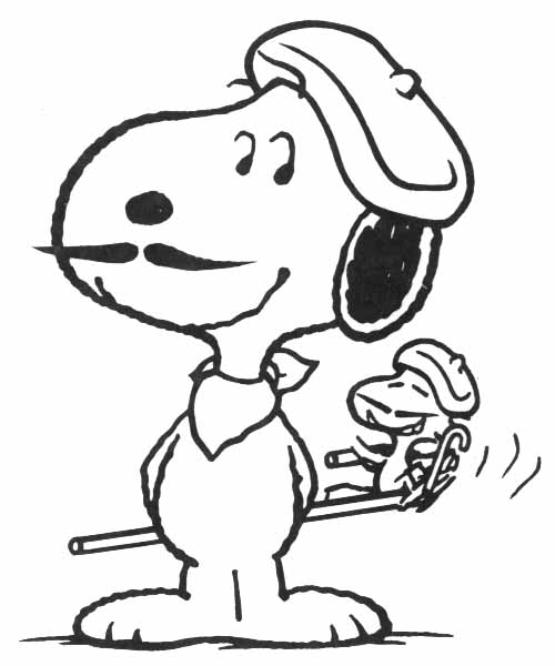 Malvorlage: Snoopy (Karikaturen) #27191 - Kostenlose Malvorlagen zum Ausdrucken
