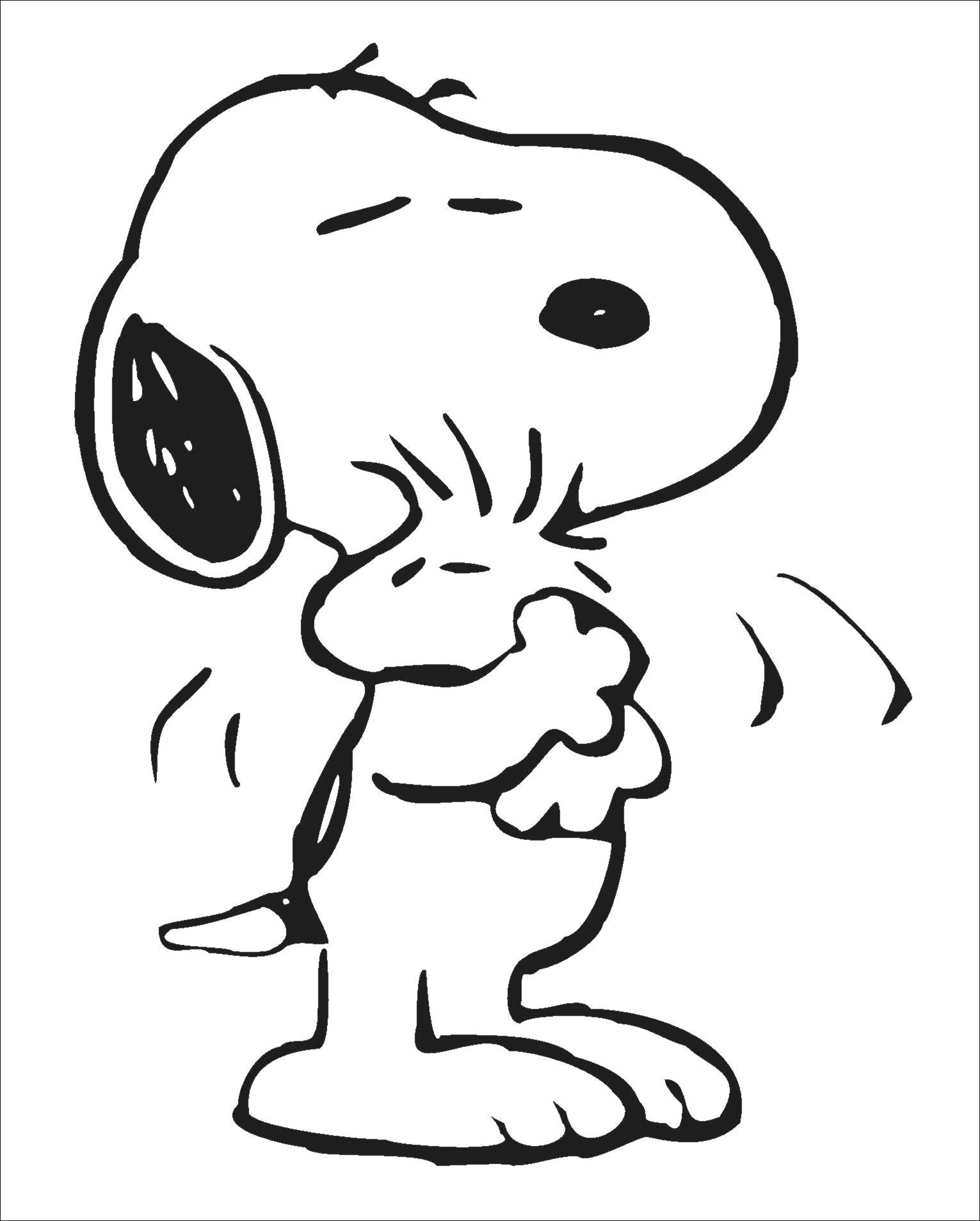 Malvorlage: Snoopy (Karikaturen) #27194 - Kostenlose Malvorlagen zum Ausdrucken