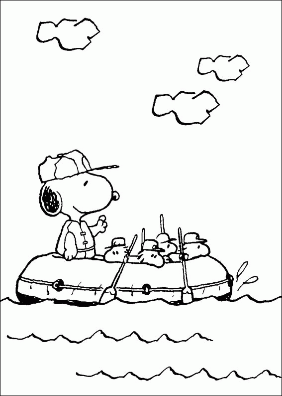 Malvorlage: Snoopy (Karikaturen) #27197 - Kostenlose Malvorlagen zum Ausdrucken