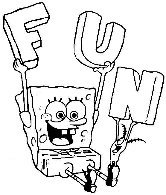 Malvorlage: SpongeBob (Karikaturen) #33372 - Kostenlose Malvorlagen zum Ausdrucken