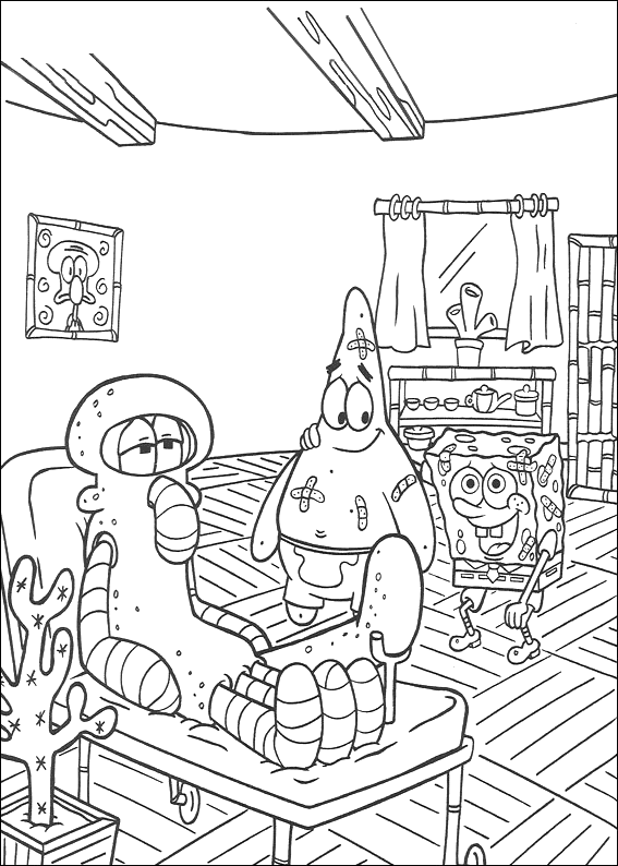 Malvorlage: SpongeBob (Karikaturen) #33373 - Kostenlose Malvorlagen zum Ausdrucken