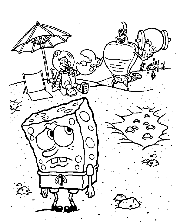 Malvorlage: SpongeBob (Karikaturen) #33375 - Kostenlose Malvorlagen zum Ausdrucken